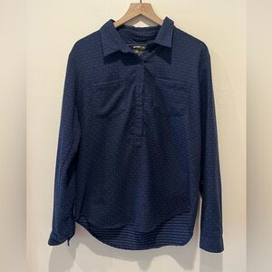 United by Blue Wool Blend Half Button Down Shirt - Women’s Size XL